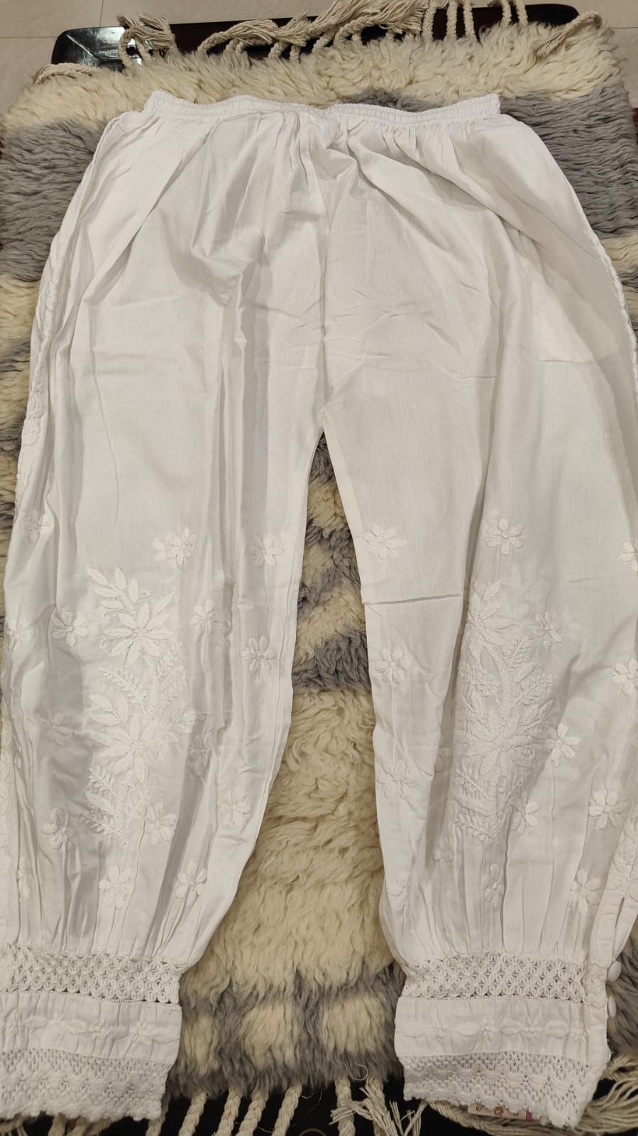 Beautiful chikankari afgani pants